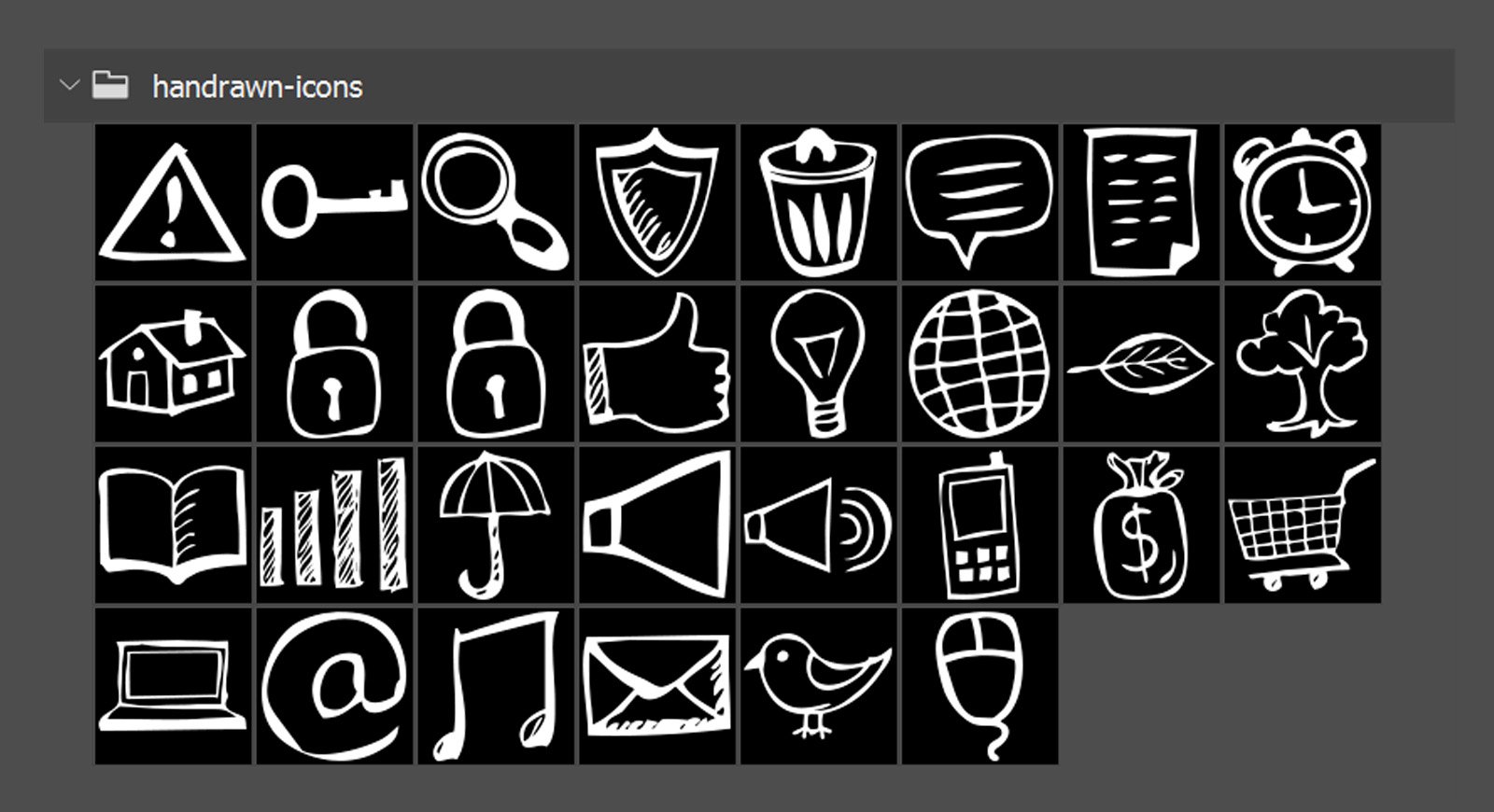 Photoshop icon shapes