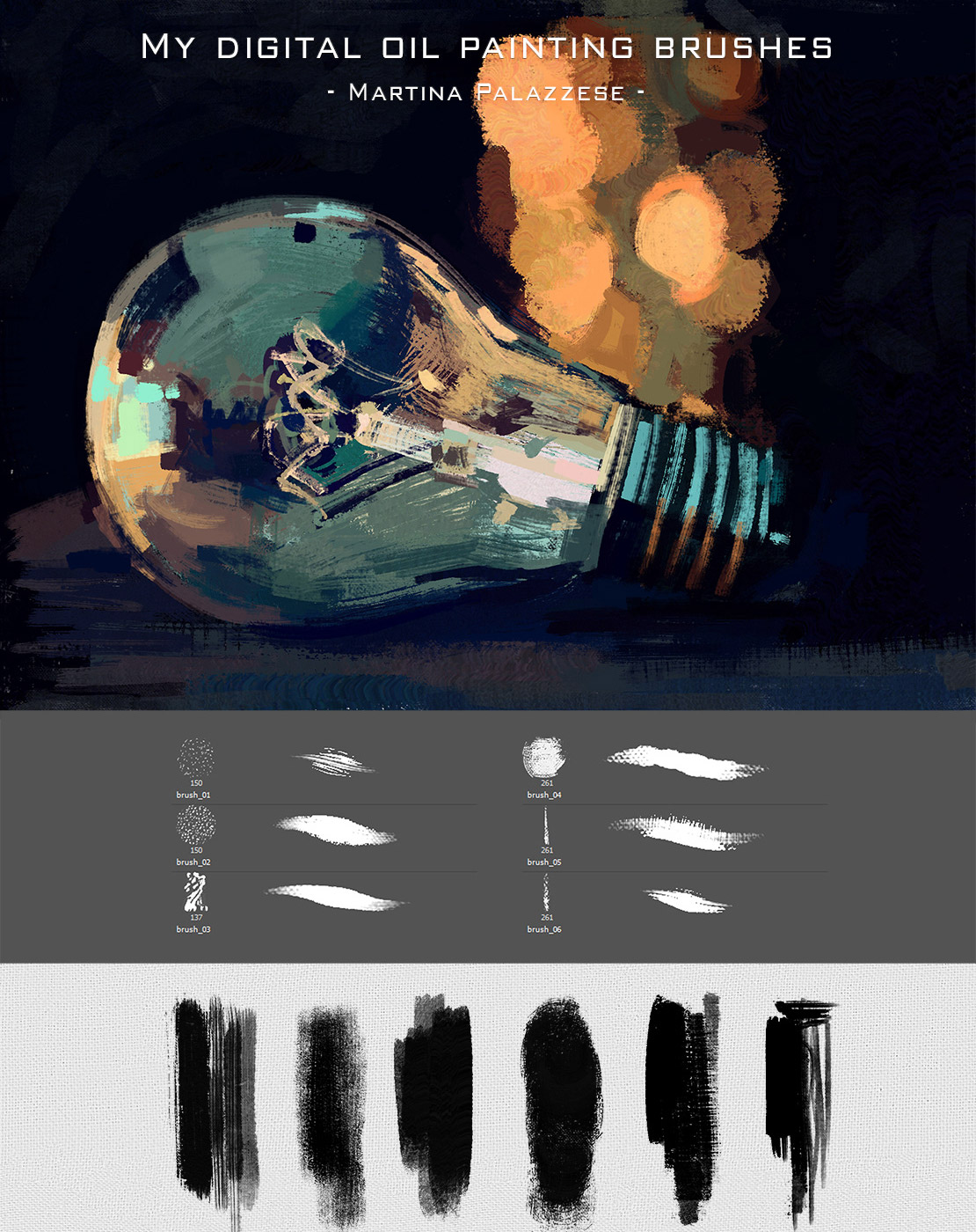 Digital Oil Painting Brushes