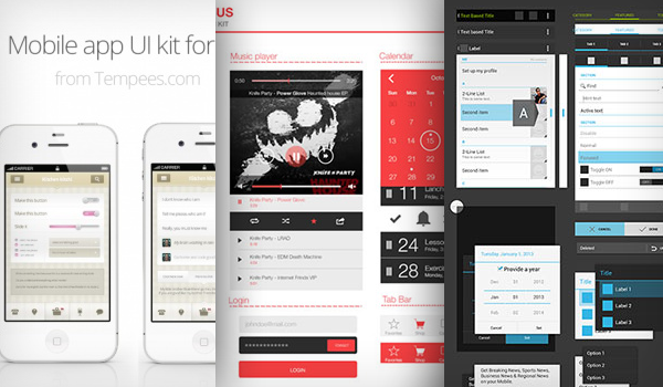 free-mobile-app-ui-kit-psd