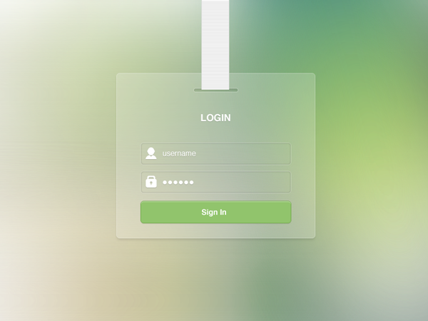 login-free-psd