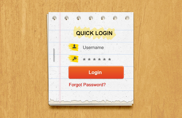 paper-login-form