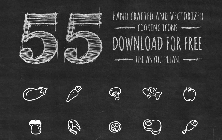 handdrawn-food-kitchen-icons