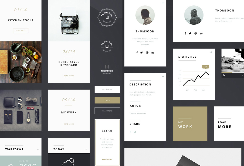 Free UI Kit Multipurpose Elements