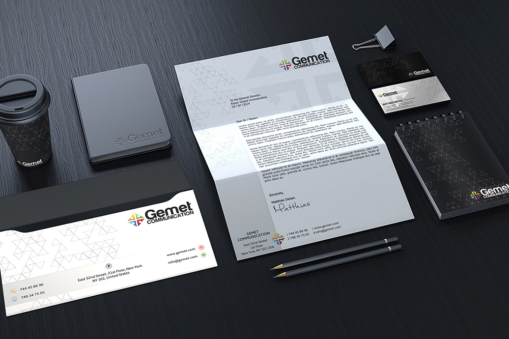 Corporate Branding Identity Mockup 01