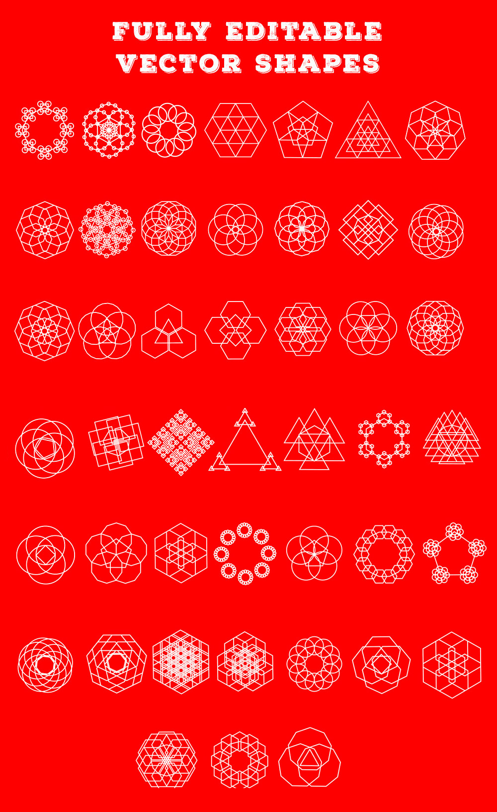 Free-Geometric-Outline-Shapes