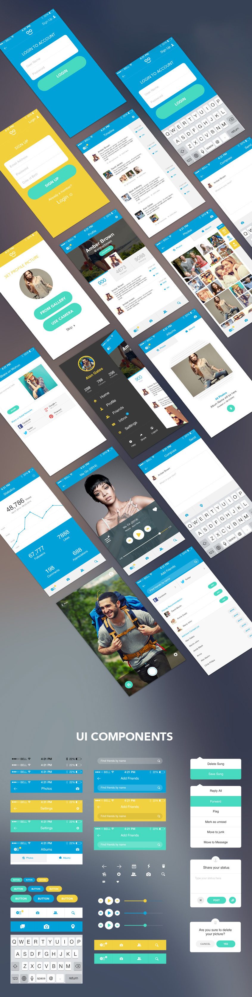 free-mobile-app-ui-kit-full-view