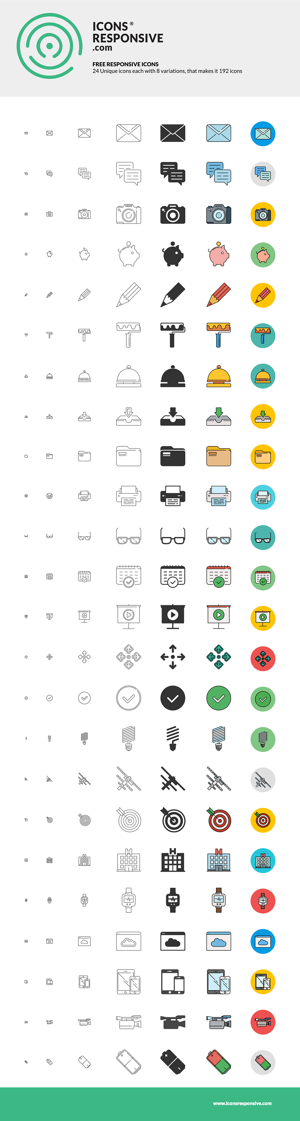 Dribble-icons-responsive-free-set