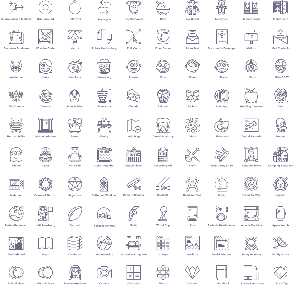 Free Outline Icons