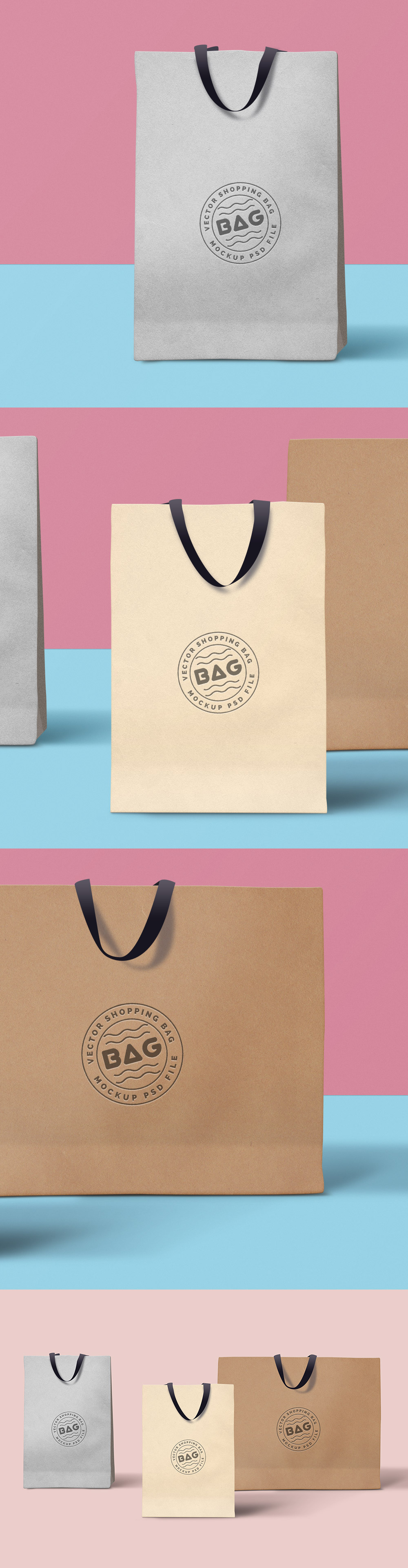 Shopping Bag PSD Mockup