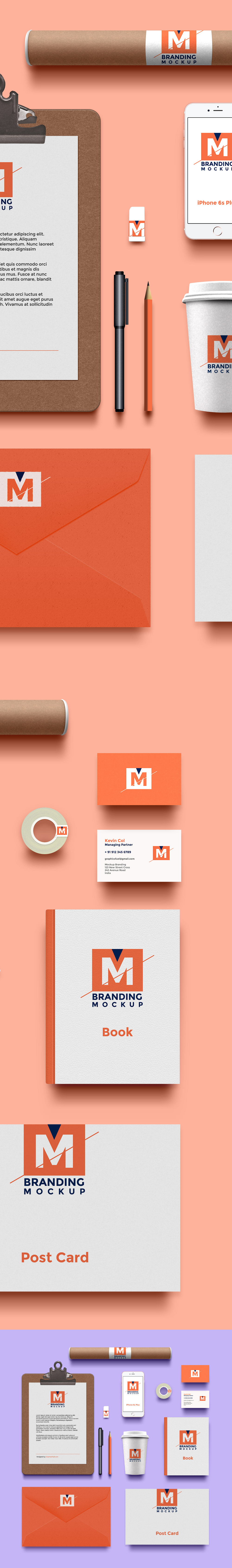 Branding Identity Mockup PSD