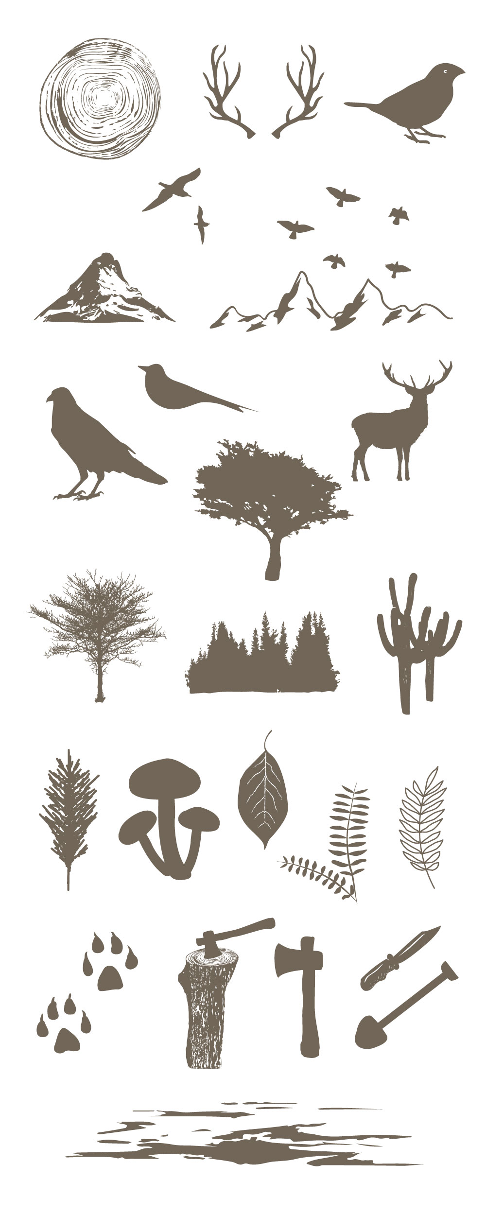 Forest Vector Elements