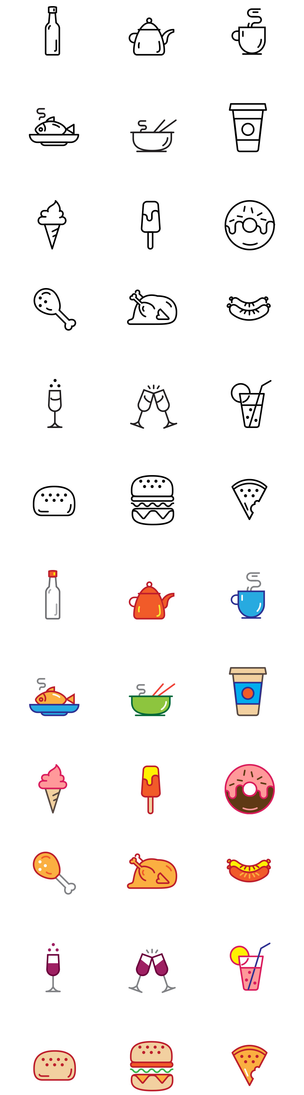 Free Food Vector Icons