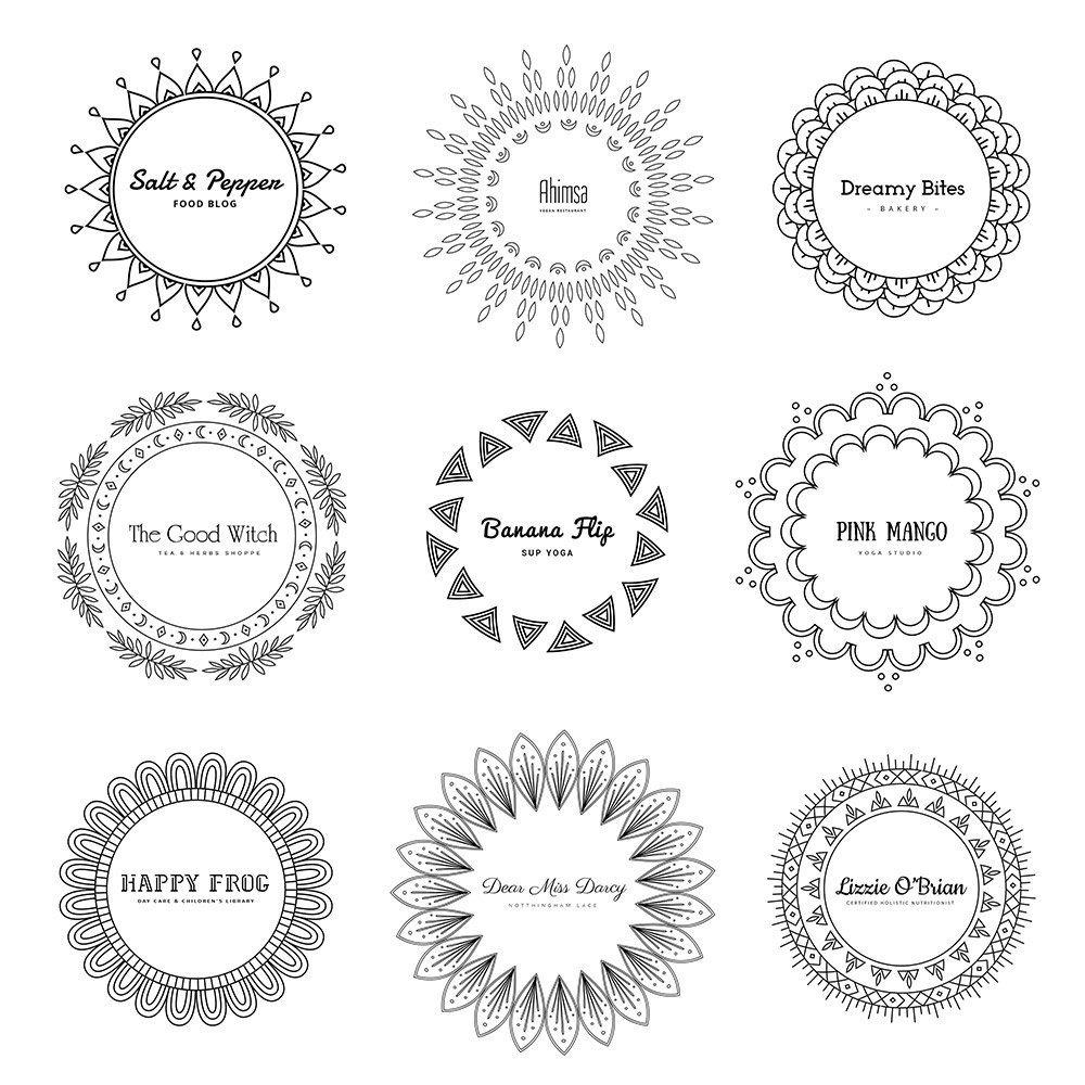 Mandala Free Logos