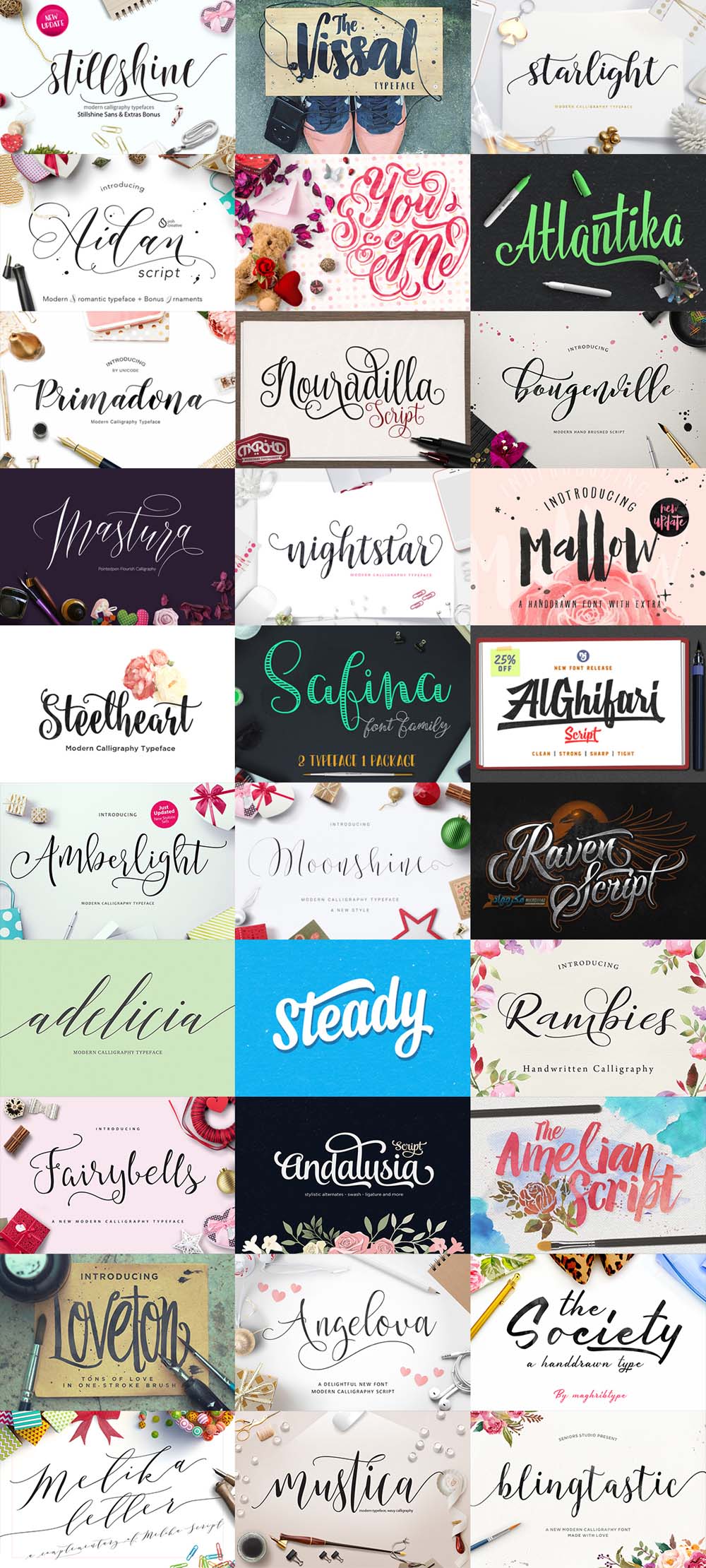 Script Fonts Bundle