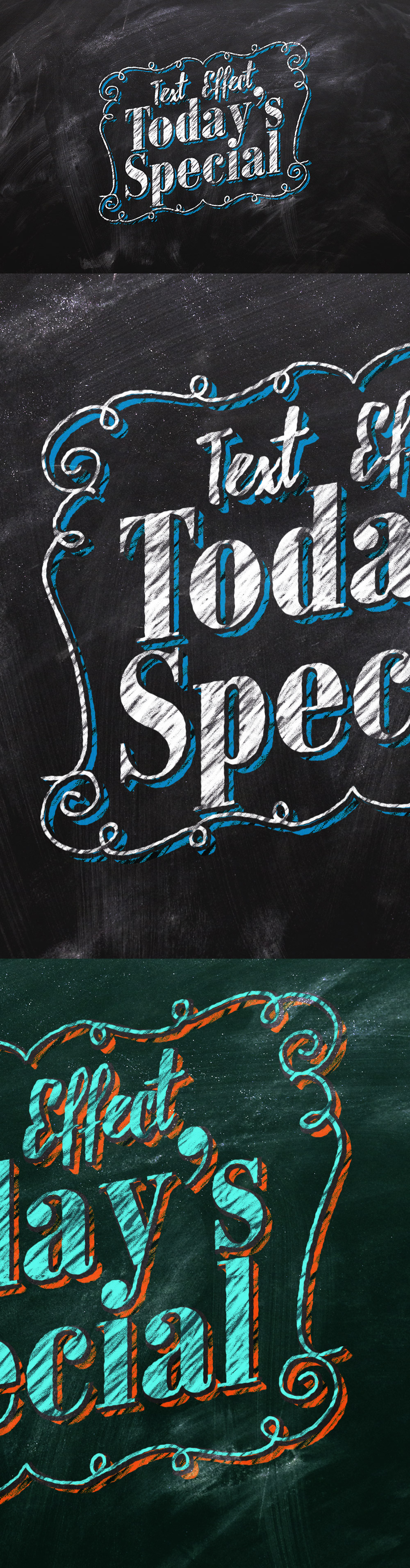 Chalkboard Text Effect