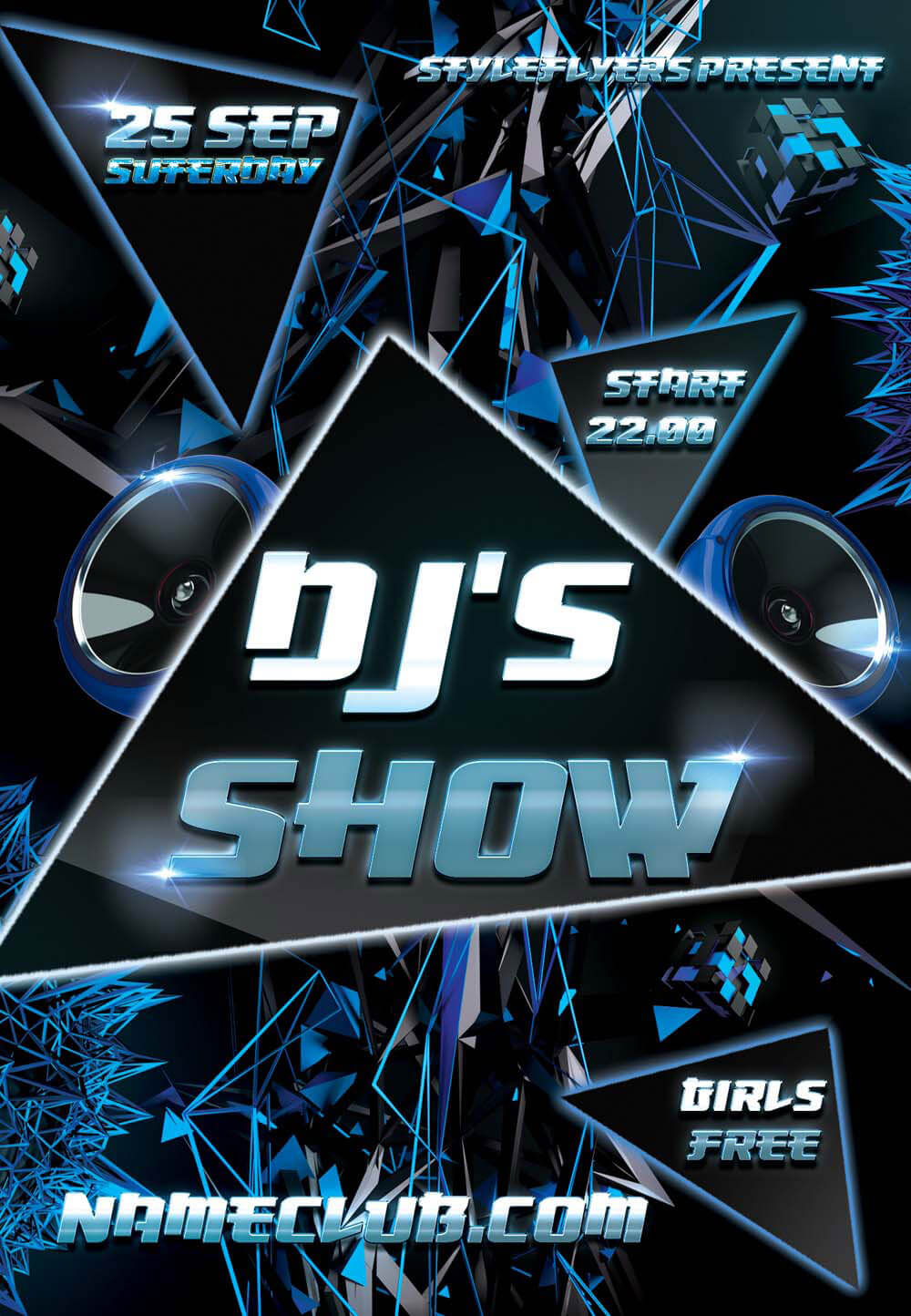 Dj's Show PSD Flyer Template