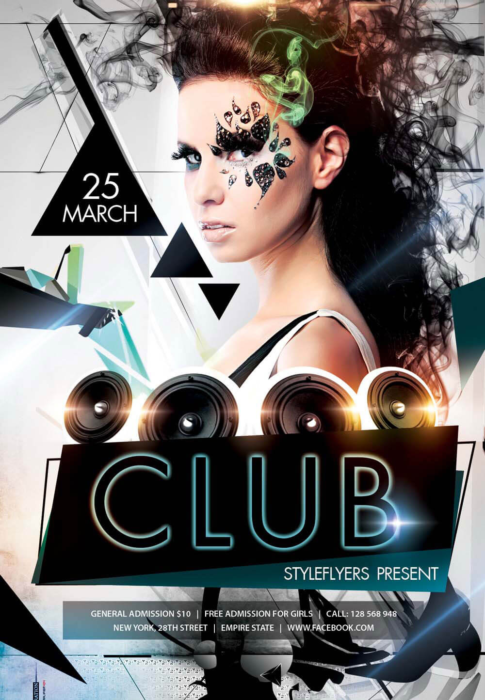 Club PSD Flyer Template