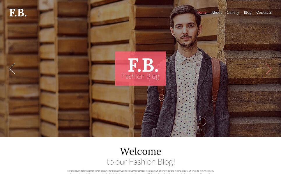 Fashion Blog WordPress Theme