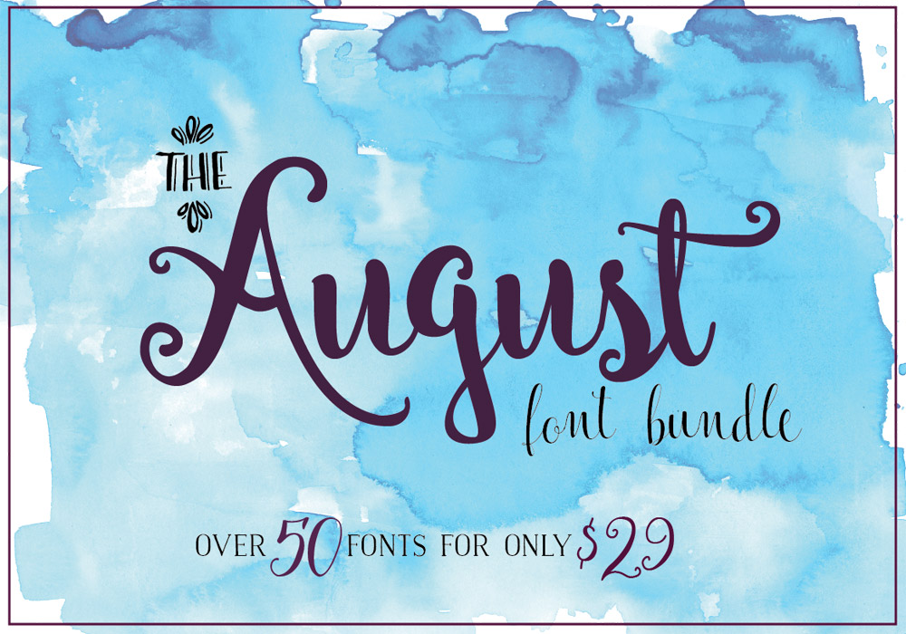 August Fonts Bundle