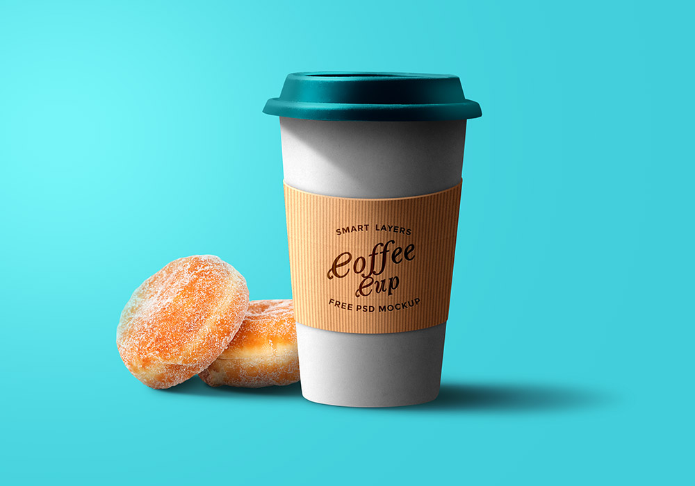 Coffee Cup PSD Mockup