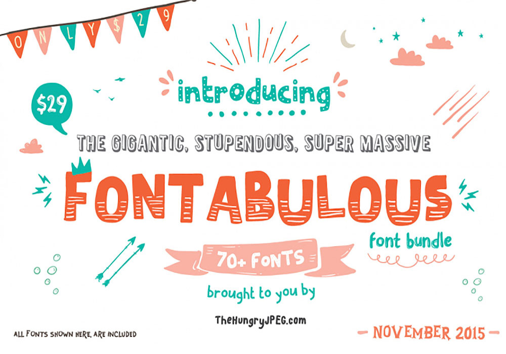 Fontabulous Font Bundle