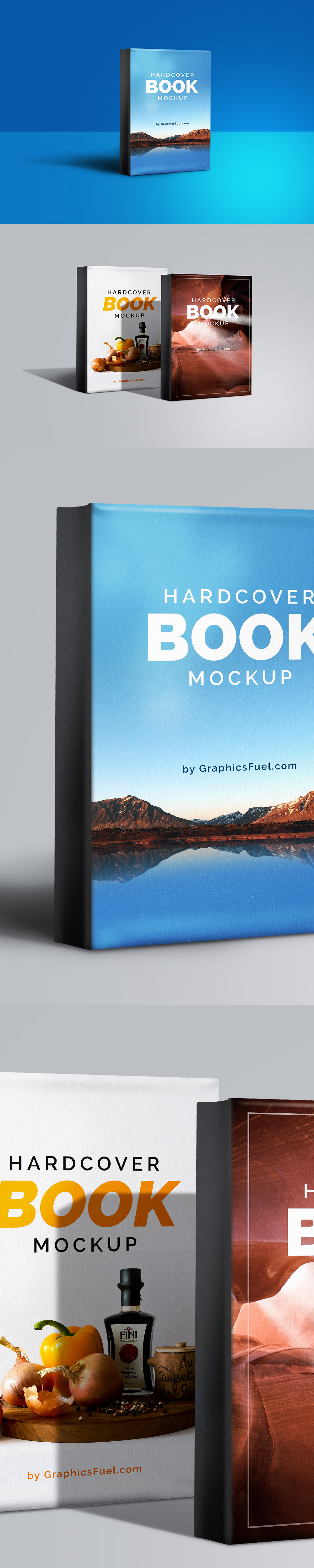 Hardcover Book Mockup Templates