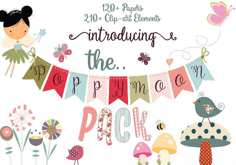 Poppymoon Fonts Bundle