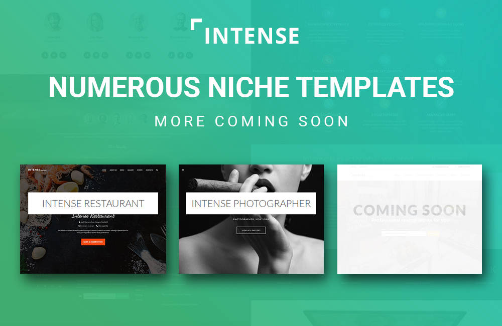 Intense Niche Templates