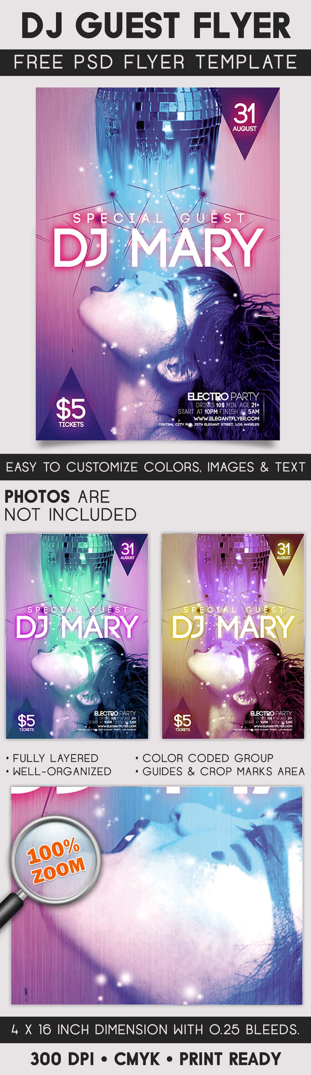 PSD Flyer template