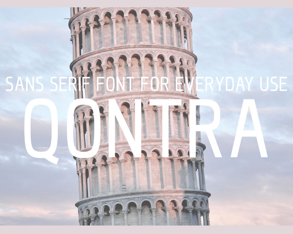 Qontra Sans Serif Font