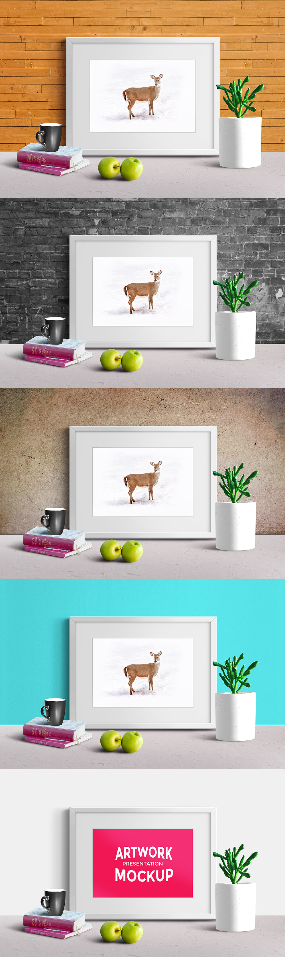 Artwork Presentation Scene Mockup