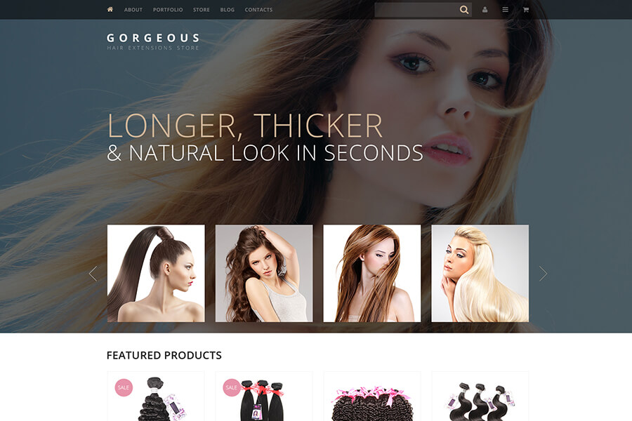 Hair Extensions WP Theme