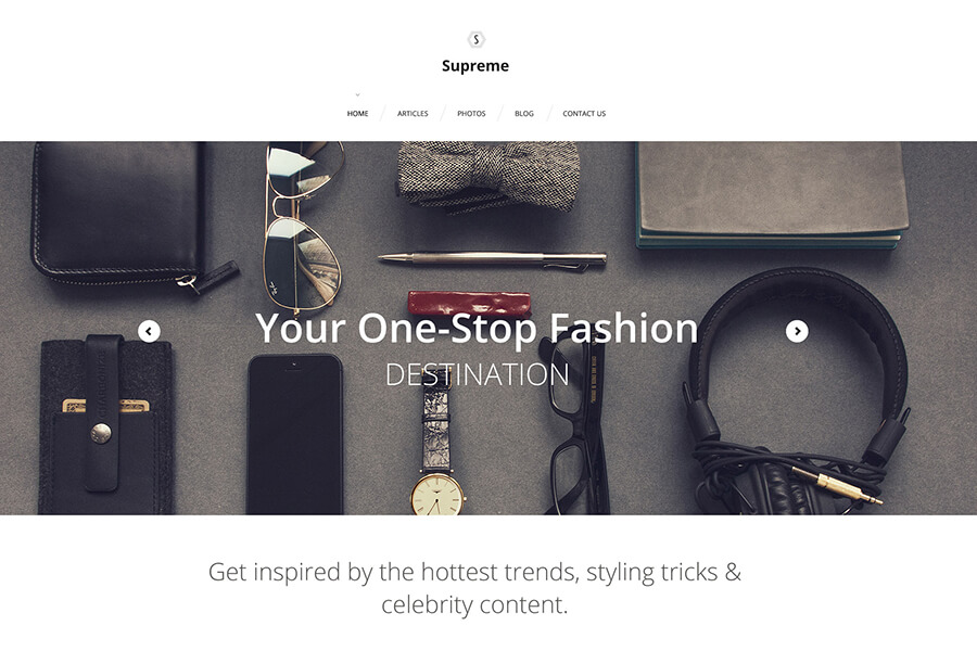 Supreme WordPress theme