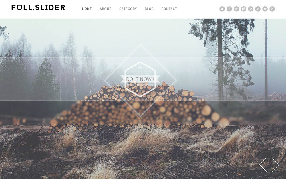 Full Slider WordPress Theme