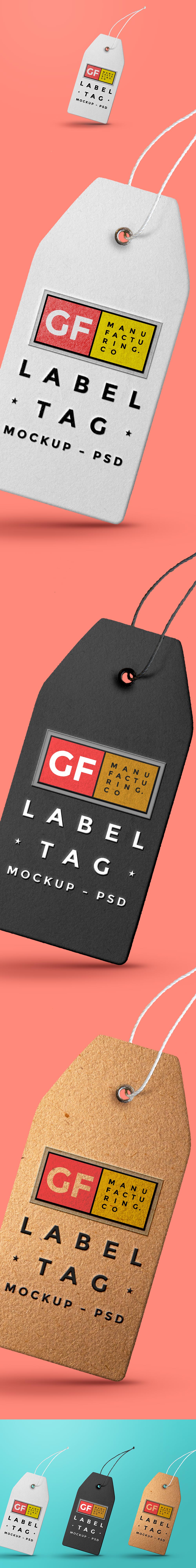 Label Tag Mockup