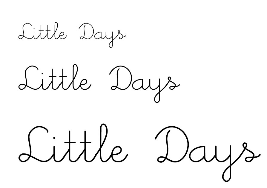 Little Days Script Font