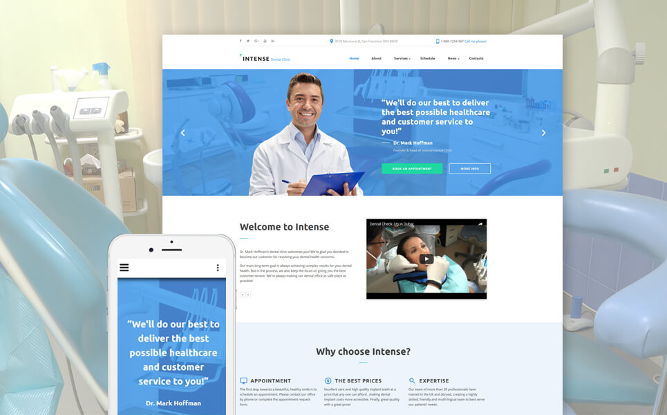 Dentist Site Template