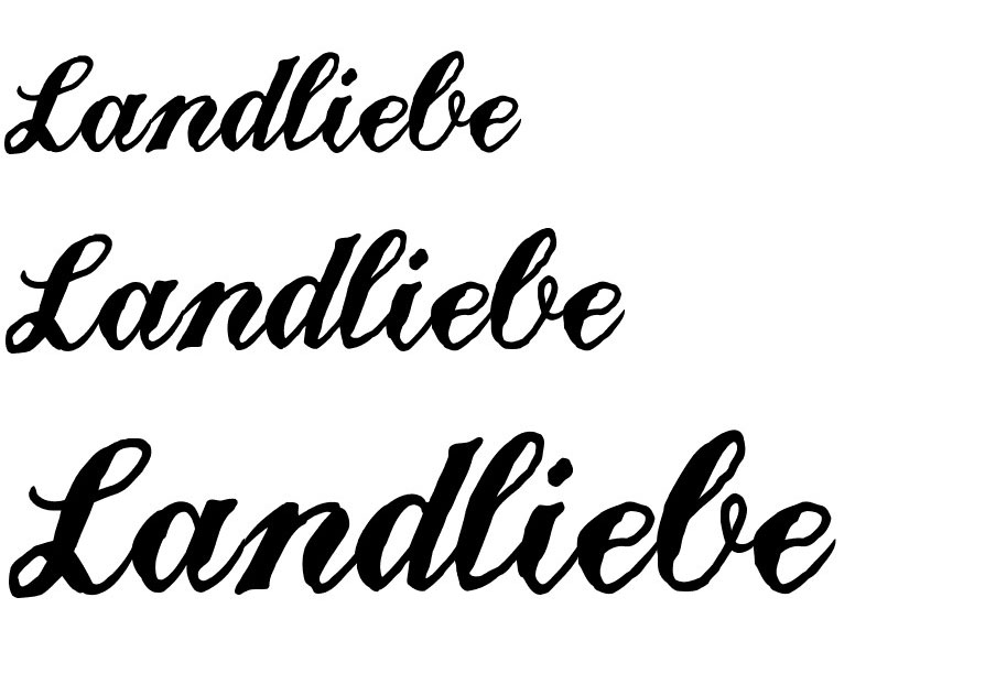 Landliebe Script Font