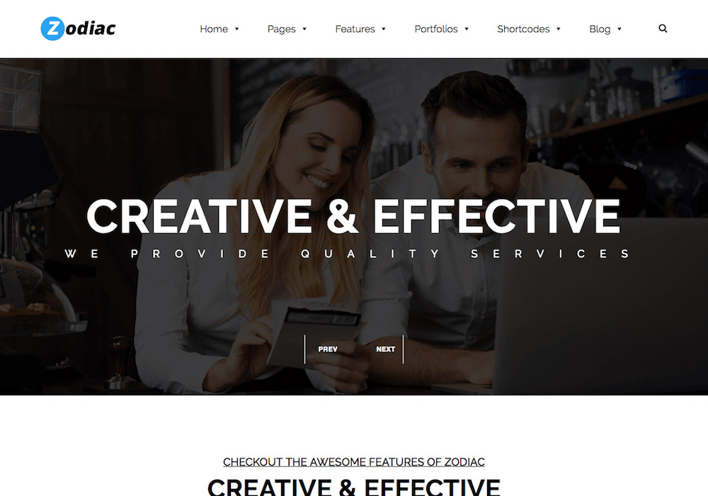 Zodiac WordPress Theme