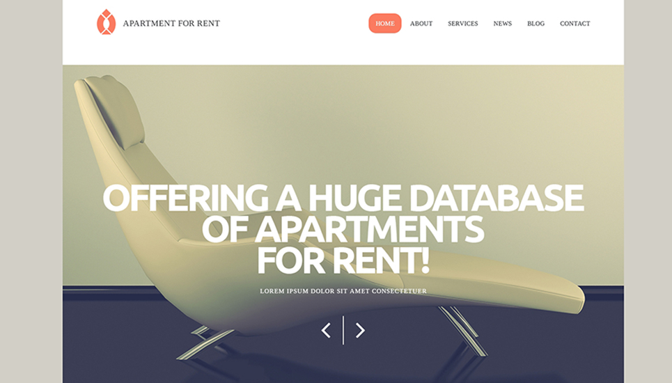 Rental Services WordPress Theme