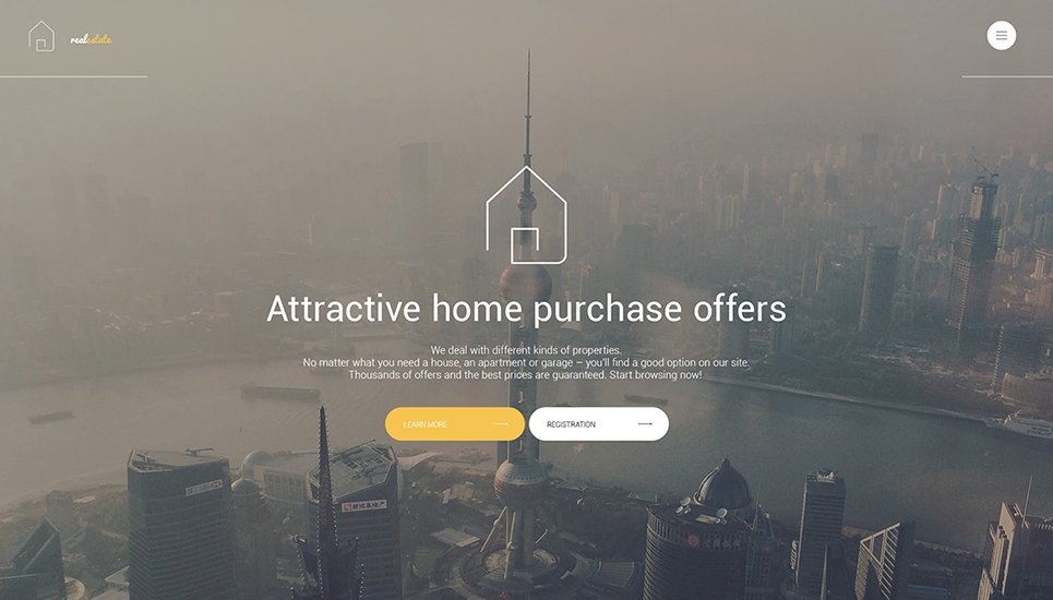 Real Estate WordPress Theme