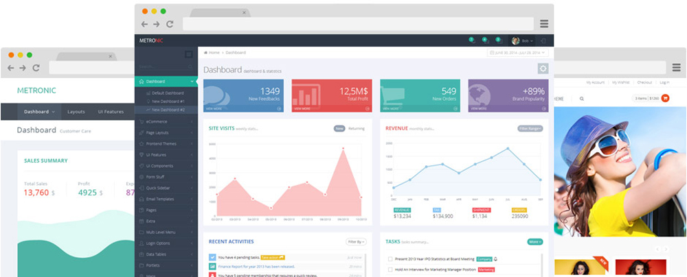 Metronic Admin Dashboard