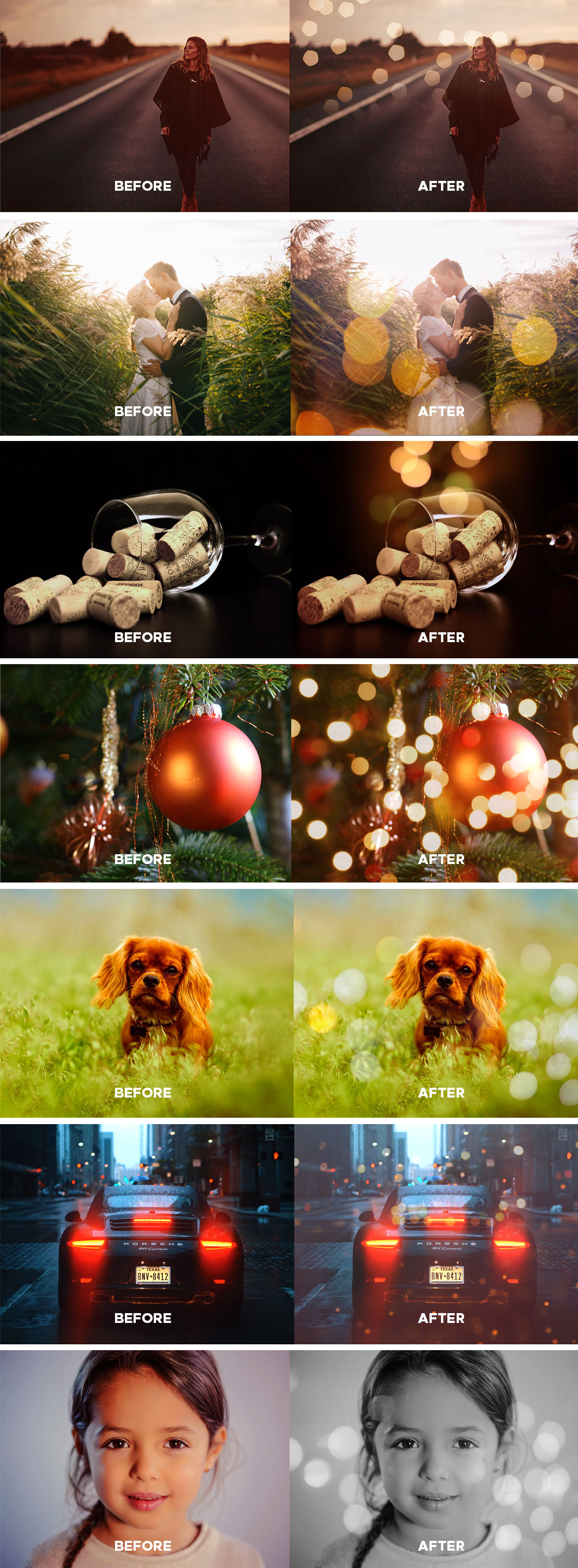 Free Bokeh Overlays