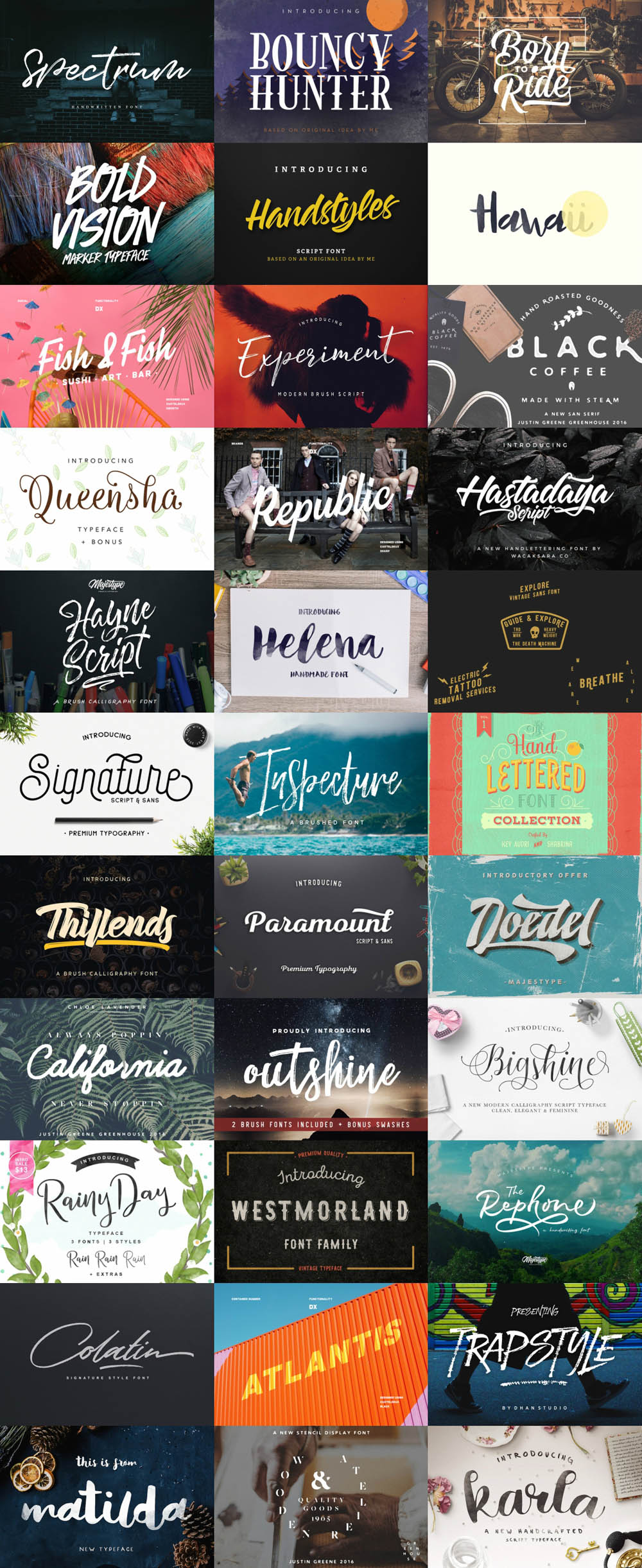 Sensational Fonts Bundle