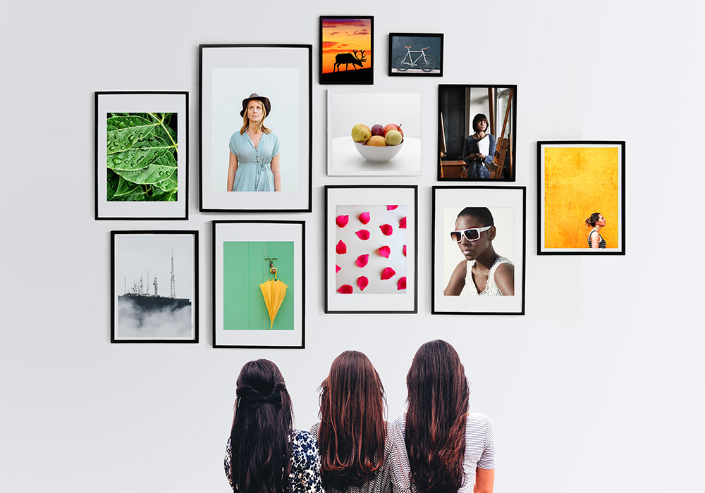 Wall Frames Gallery Mockup