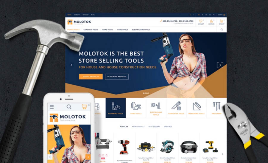 Instruments PrestaShop Theme