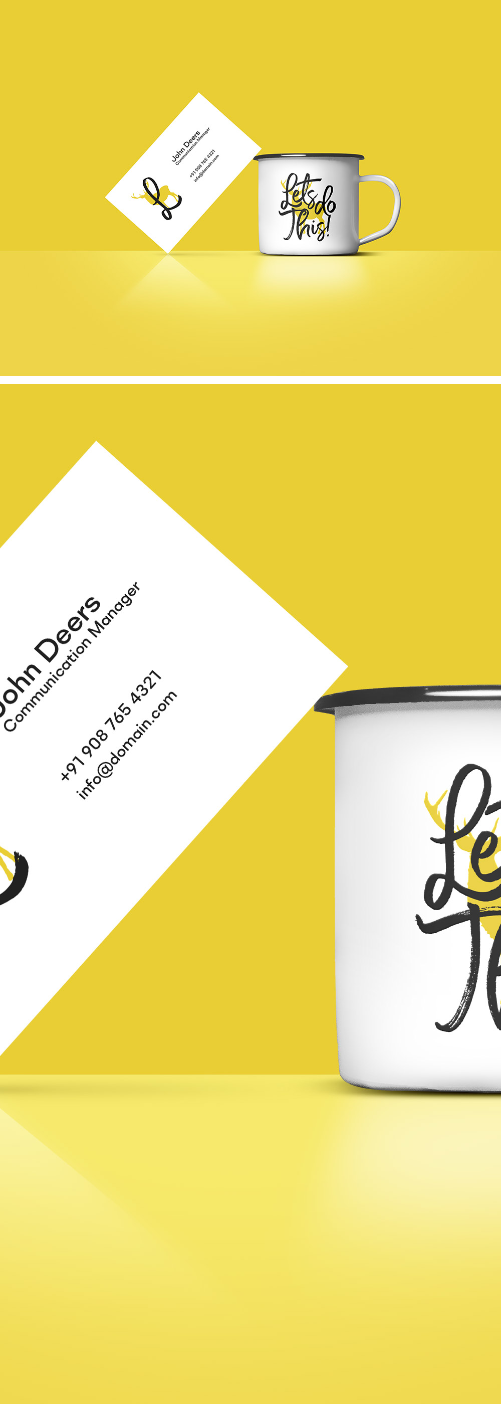 Coffee Cup & Business Card Mockup