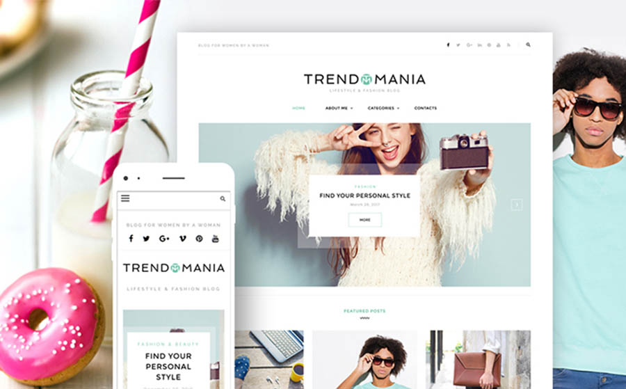 Trendomania - Lifestyle & Fashion Blog WordPress Theme