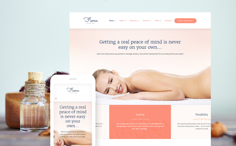 Beauty & Spa Massage WordPress Theme