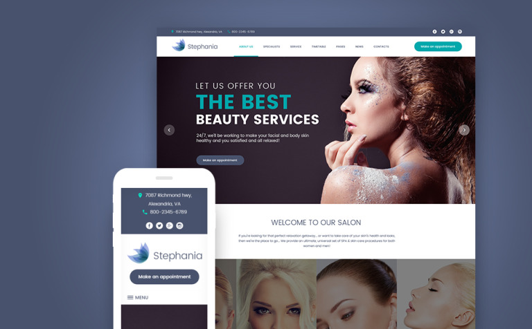 Beauty Salon Skin Care WordPress Theme